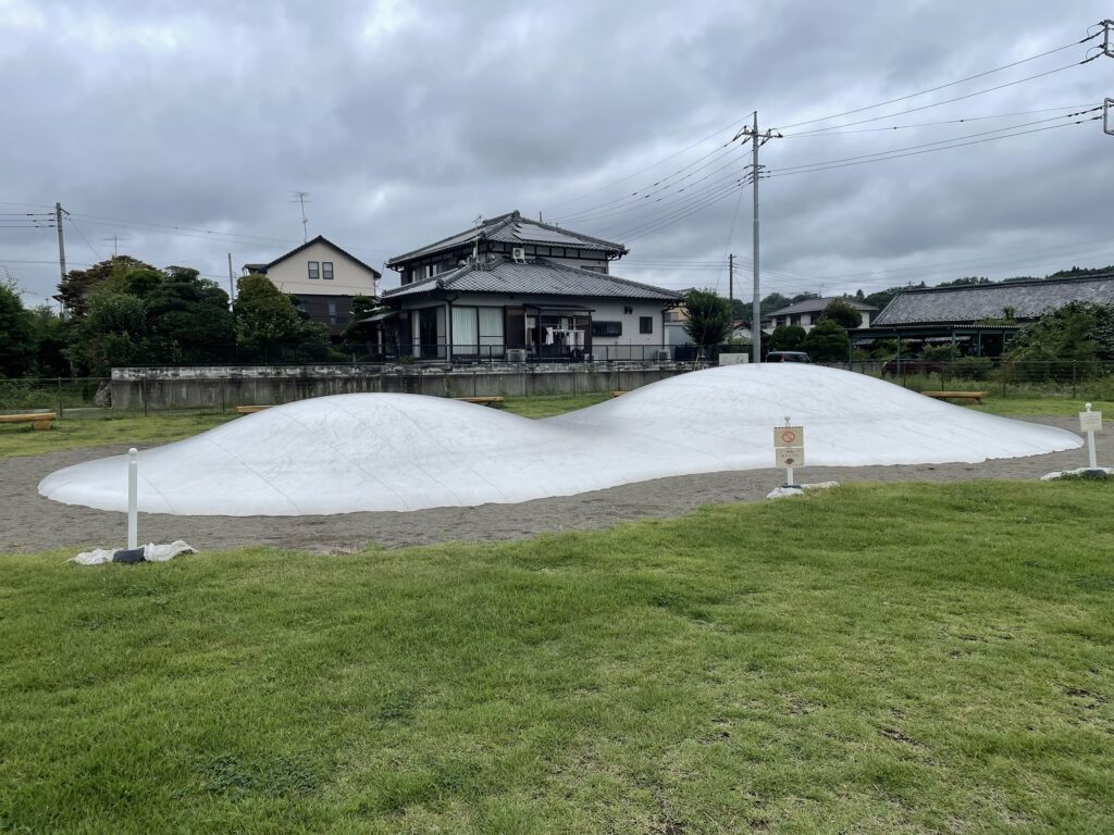 道の駅おかわまちのふわふわドーム